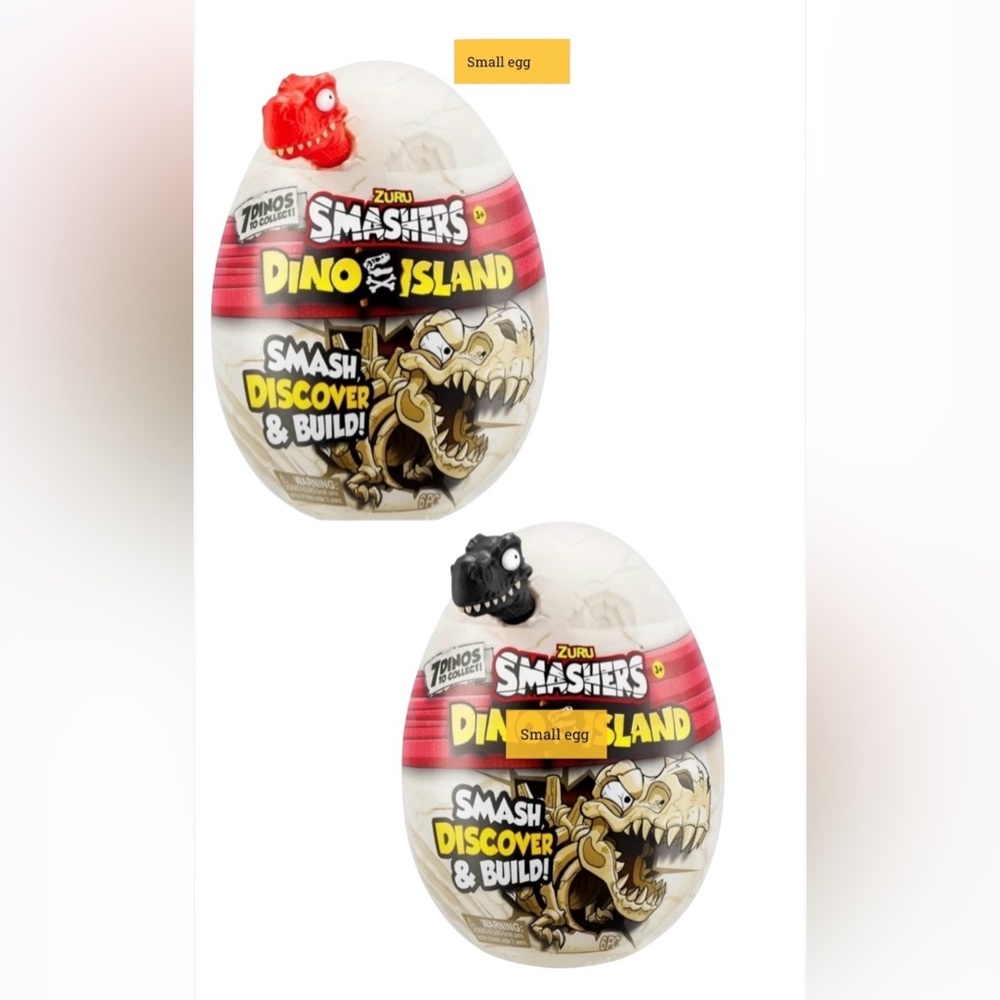 set2⚡️ (Small) Smashers Dino Island Nano Egg by ZURU Ages 3 and up